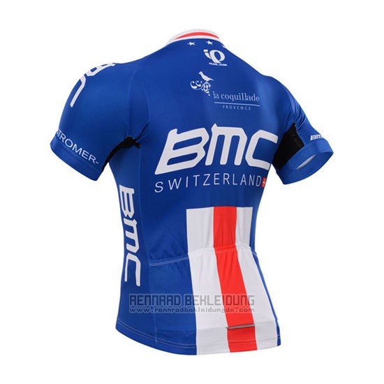 2015 Fahrradbekleidung BMC Champion Stati Uniti Blau Trikot Kurzarm und Tragerhose - zum Schließen ins Bild klicken